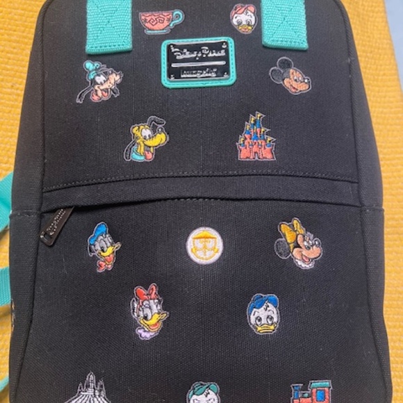 Disney Parks Loungefly Mickey And Friends Castle Canvas Loungefly Backpack main image 7